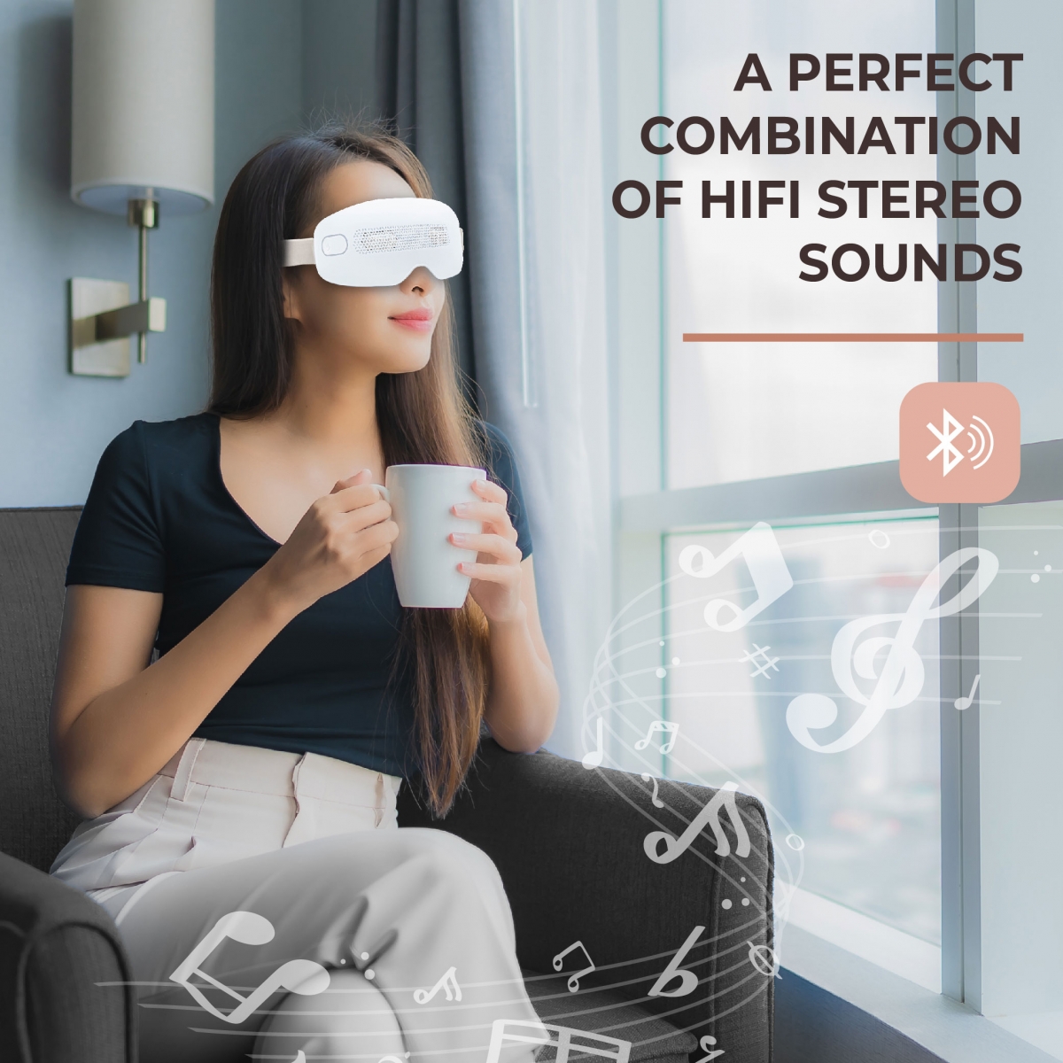 使用的时候还可以链接手机蓝牙播放音乐