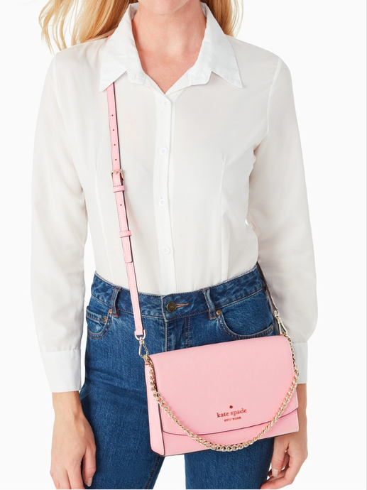 2、Kate Spade Carson Convertible Crossbody Bag - Pink