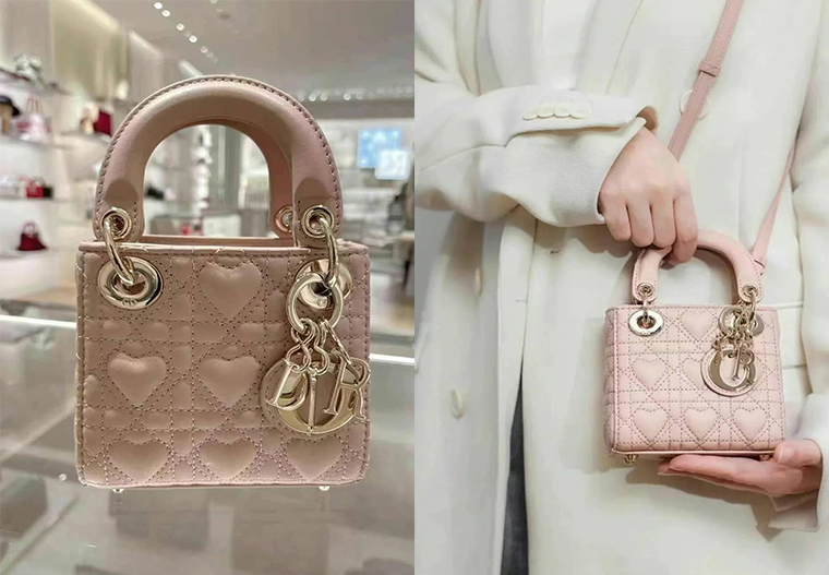 4、DIOR Lady Dior 爱心包