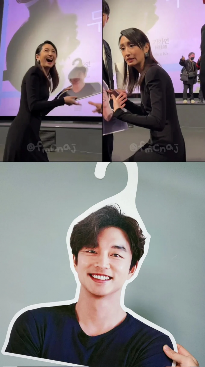 虽然柯佳嬿在韩国没有见到孔刘本尊,但粉丝还是很贴心地为她送上「孔刘衣架」,顺利讨得女神欢心