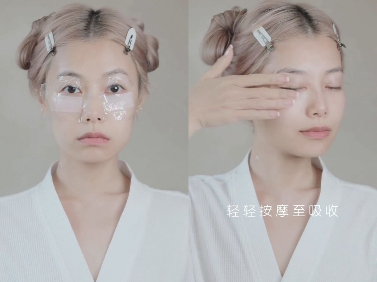 Step 7:用保鲜膜锁鲜 10 分钟