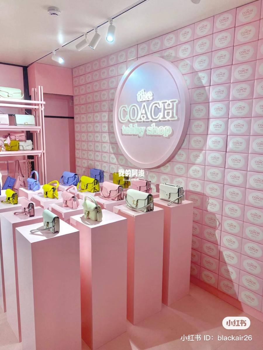 品牌这次主打的是 COACH TABBY 糖果限定系列