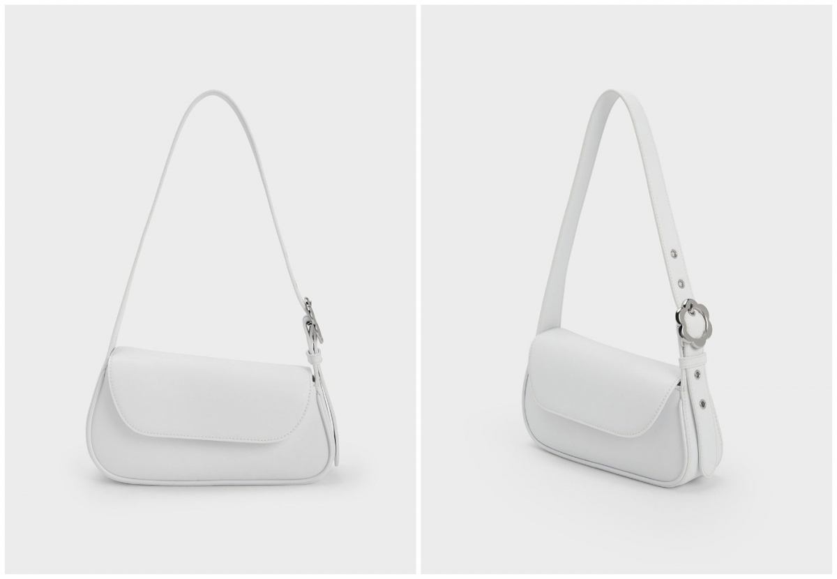 7、Petra Asymmetrical Front Flap Bag