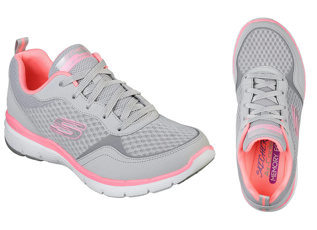 1、Skechers Women Sport Flex Appeal 3.0 Shoes - 13069-LGHP