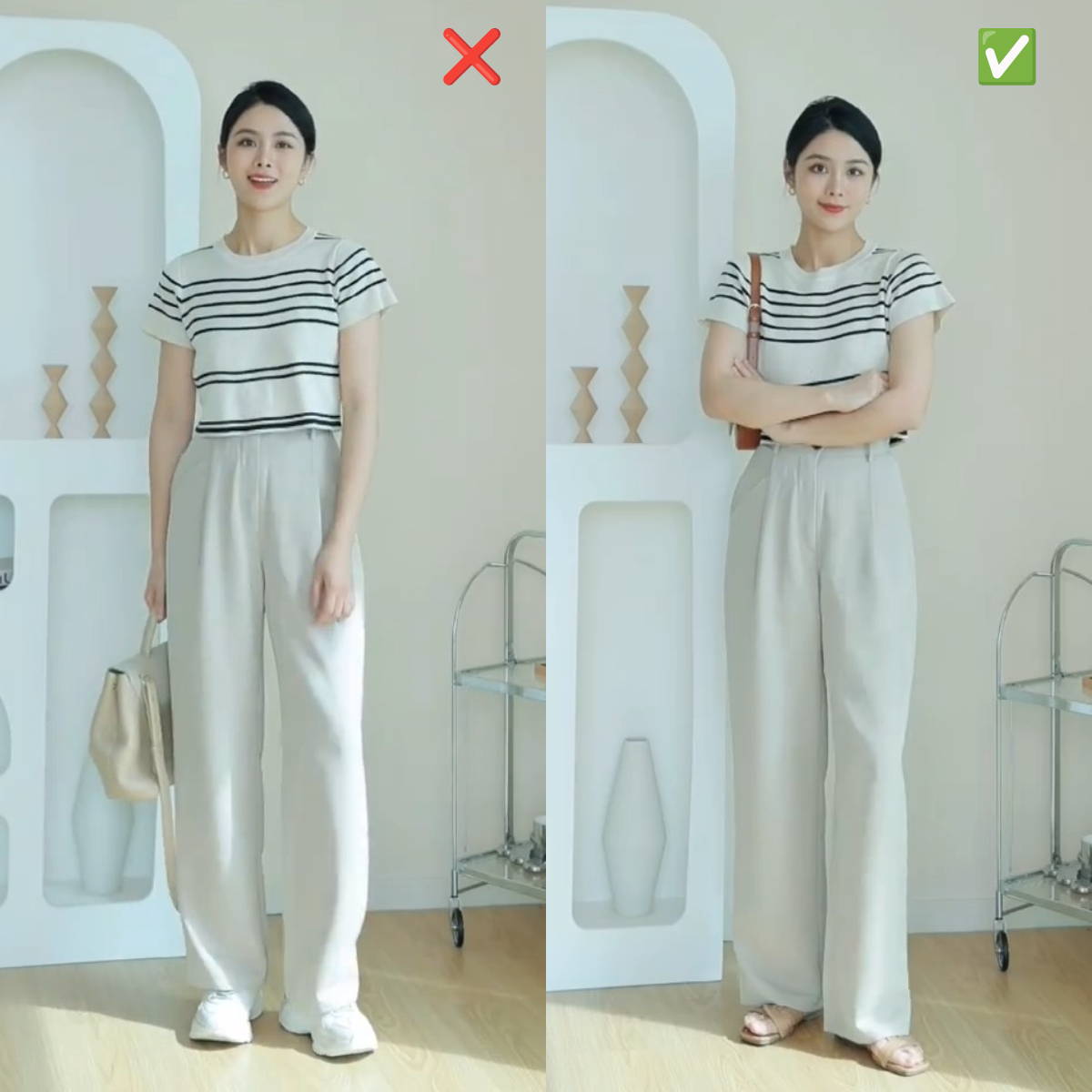 中小量感的包包搭配