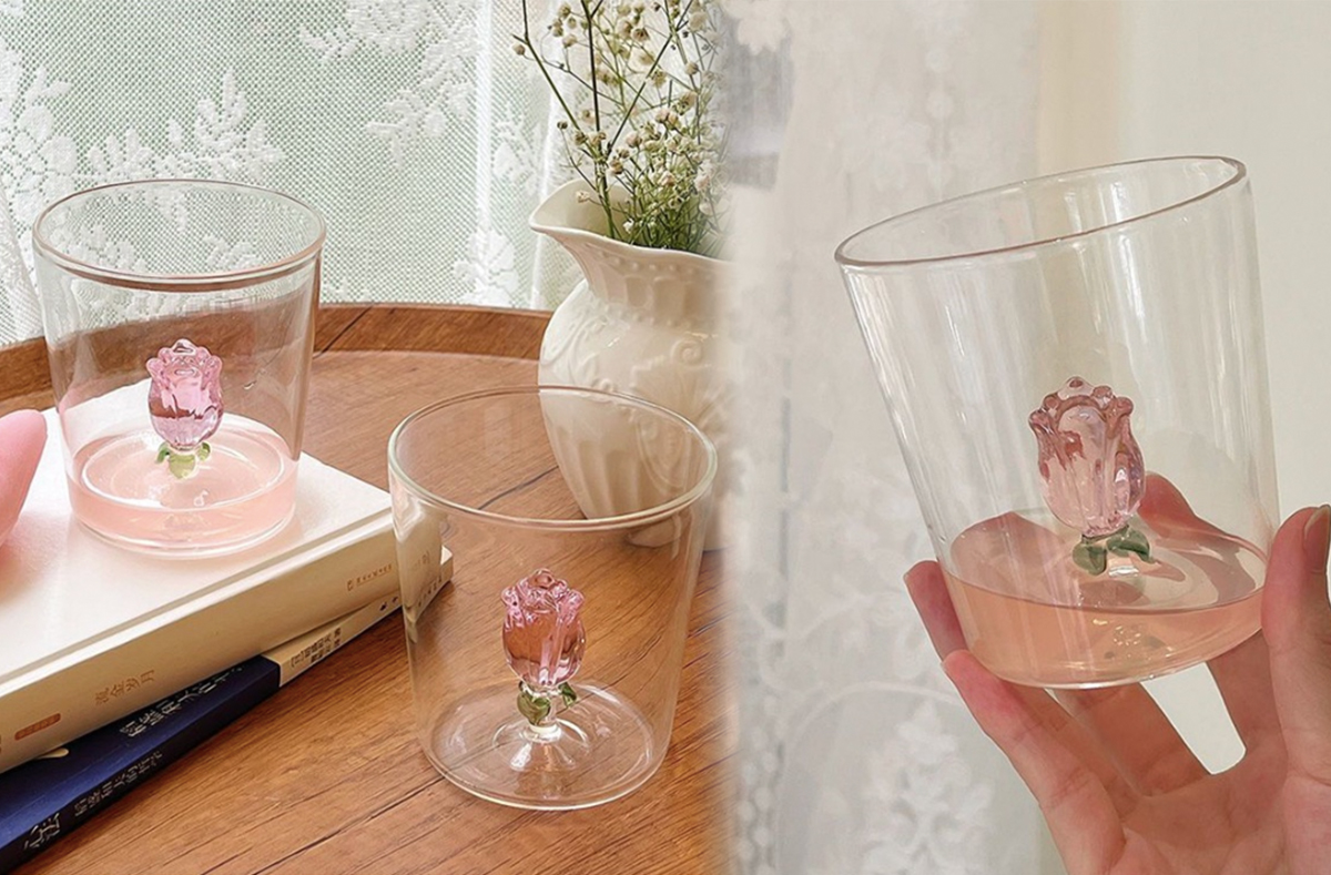 1、玫瑰花杯子