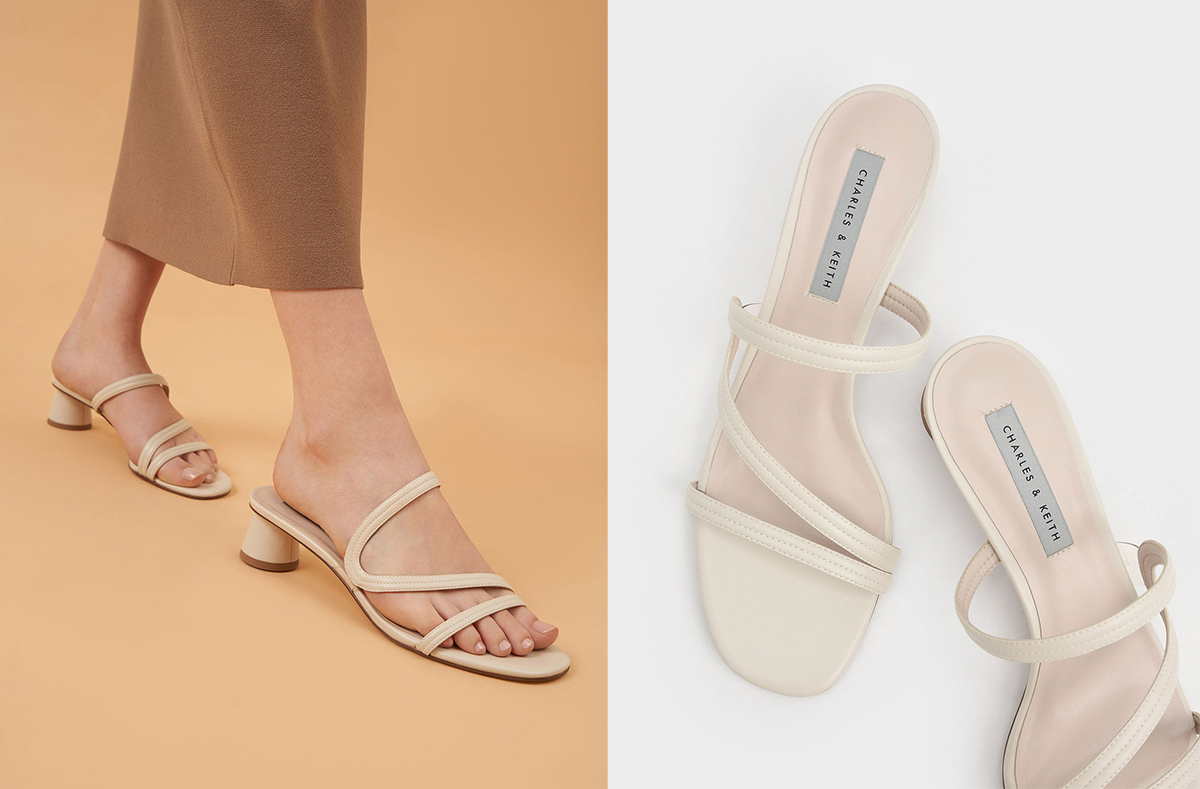 1、Wavy Strap Mules