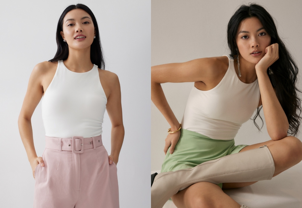 1、Janela Padded Cut In Tank