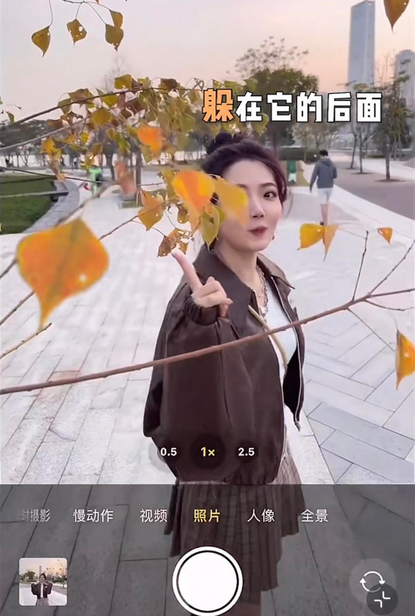 人潮太多,怎么拍