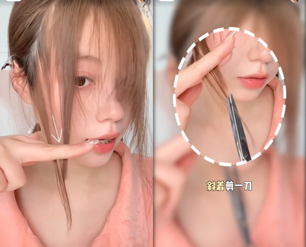 Step 5:修剪碎发
