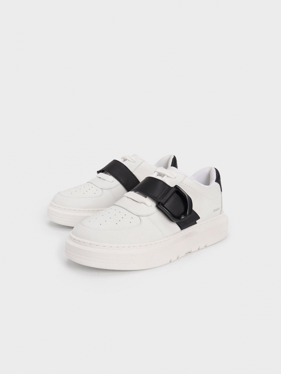Gabine Leather Low-Top Sneakers