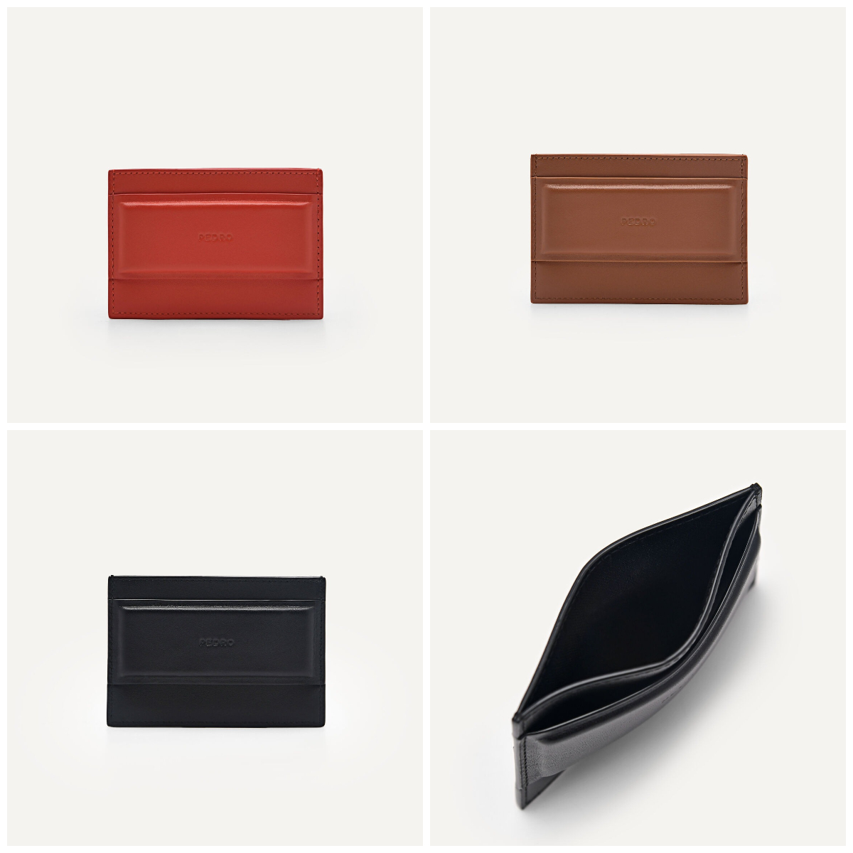 4、PEDRO Studio Leather Card Holder 