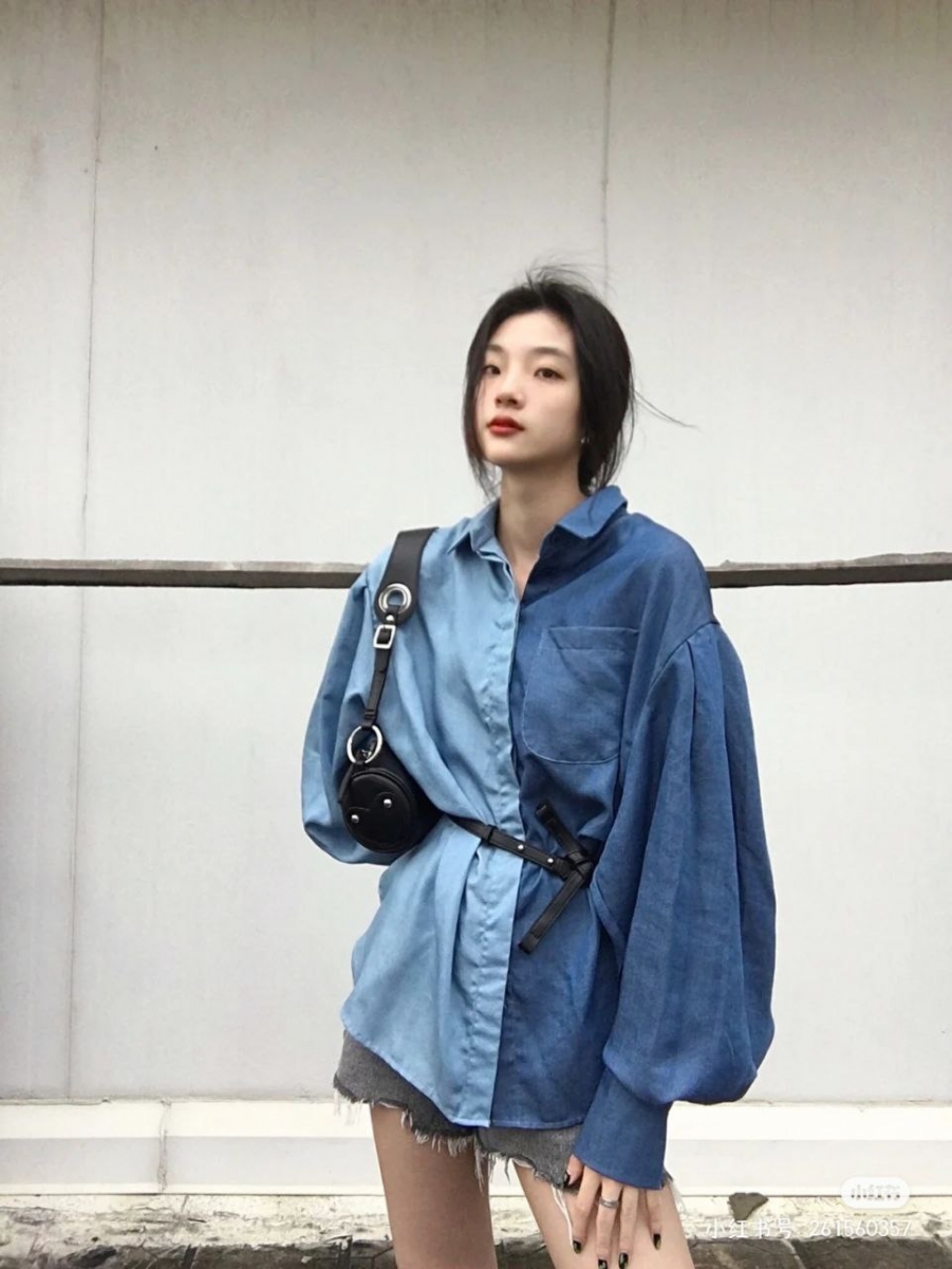 也可以系在T恤、卫衣、衬衫等