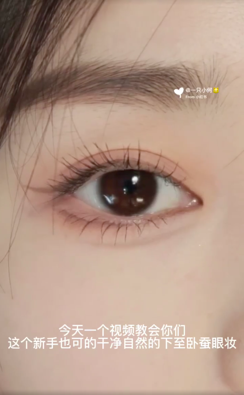 日常干净「眼睑+下至卧蚕眼妆」教程