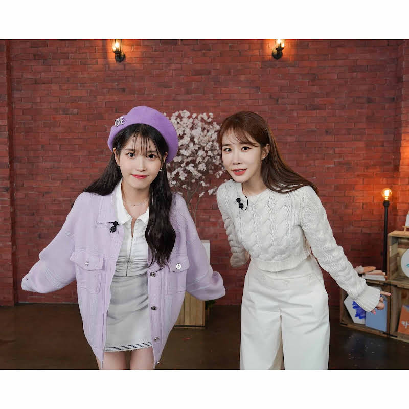 IU 和刘寅娜终于合体啦~