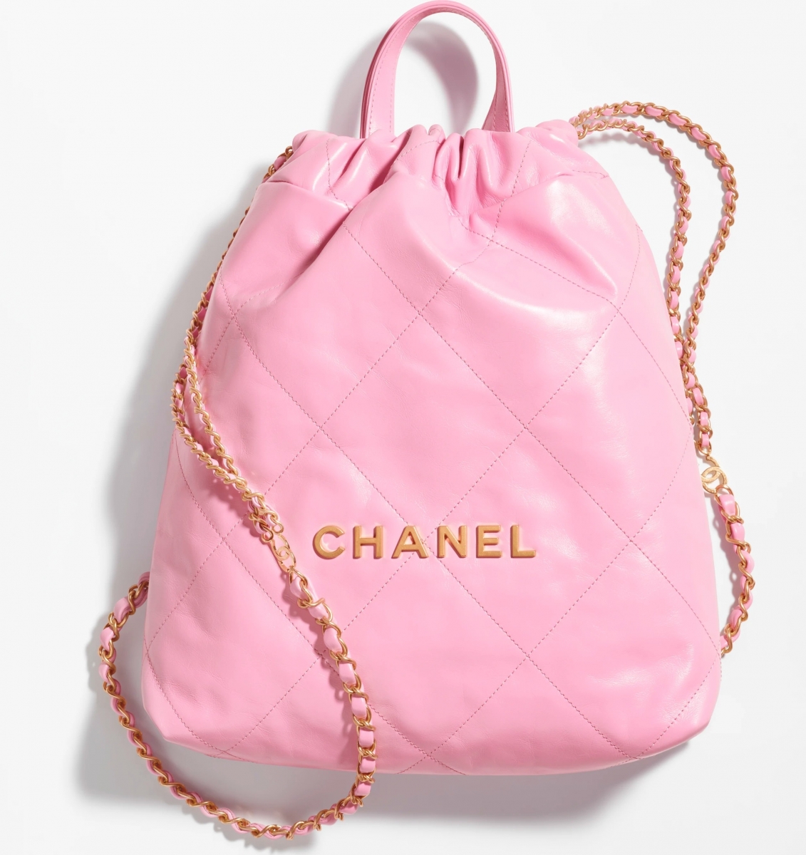 Chanel 22 Backpack - 粉色