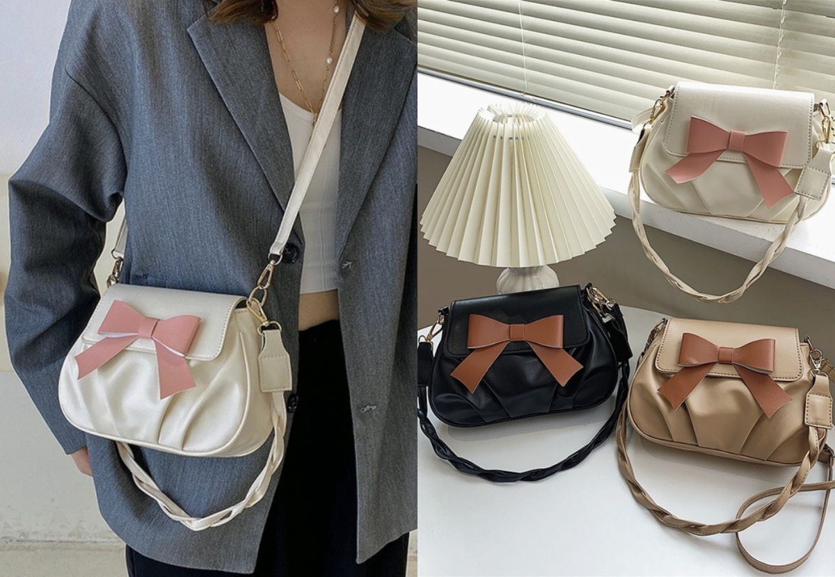 5、蝴蝶结云朵包