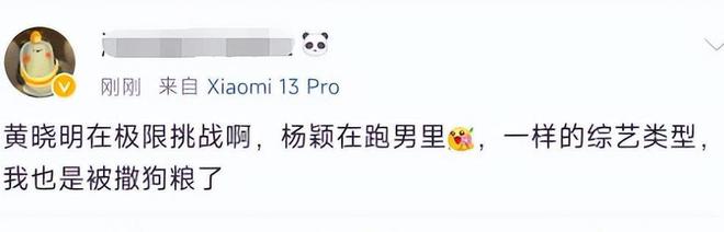 黄晓明加入《极限挑战》成为常驻嘉宾,就不免让人联想到《奔跑吧》的 Baby