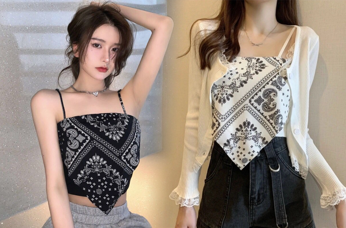 7、吊带复古背心上衣