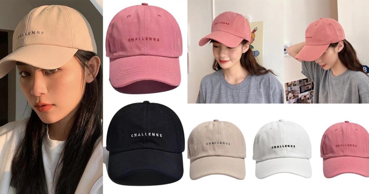 6、字母刺绣的棒球帽