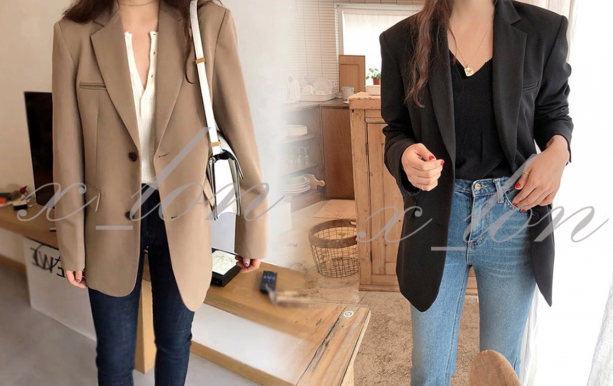 2、长袖款西装外套