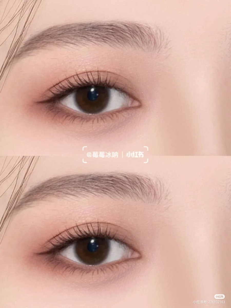 Jisoo同款伪素颜日常「眼妆」