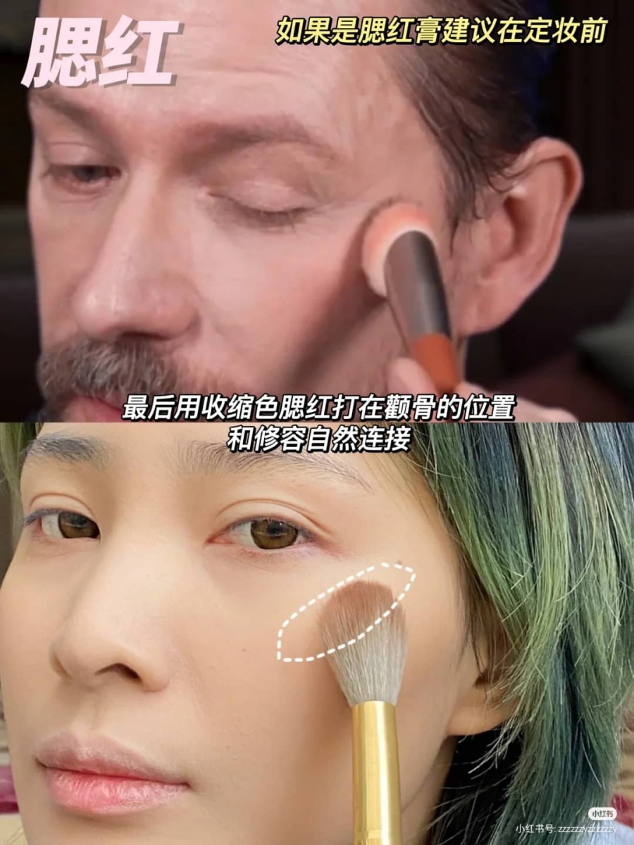 Step 4「腮红」