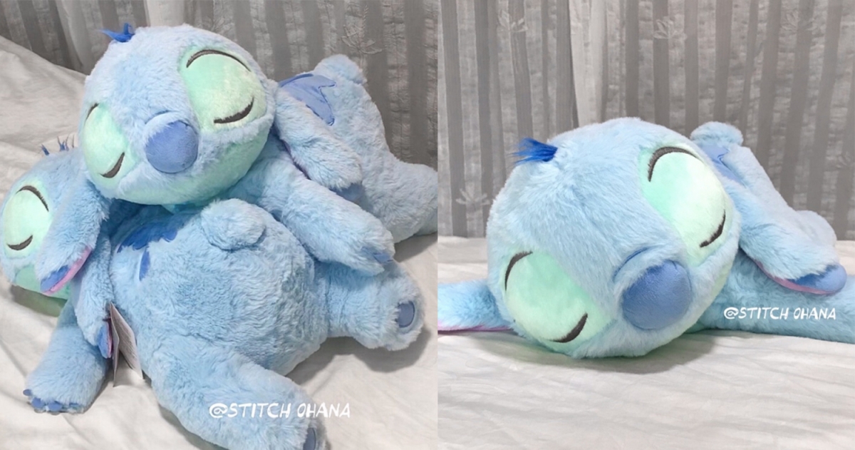 1、睡颜趴趴「史迪奇」公仔