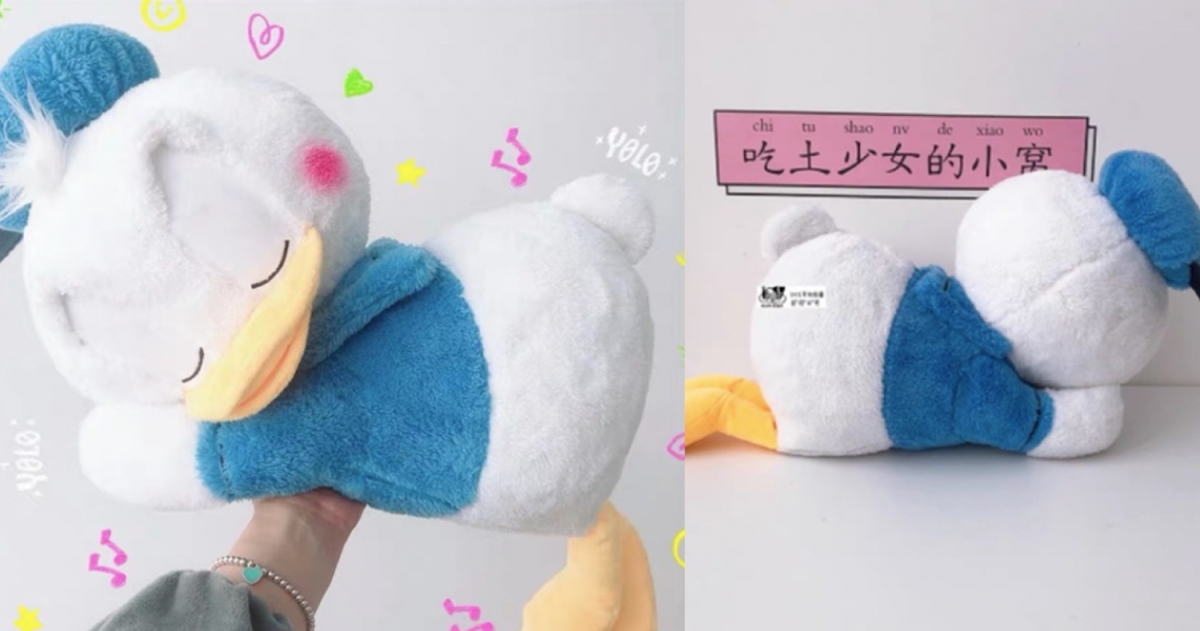 2、迪士尼睡姿「唐老鸭」公仔