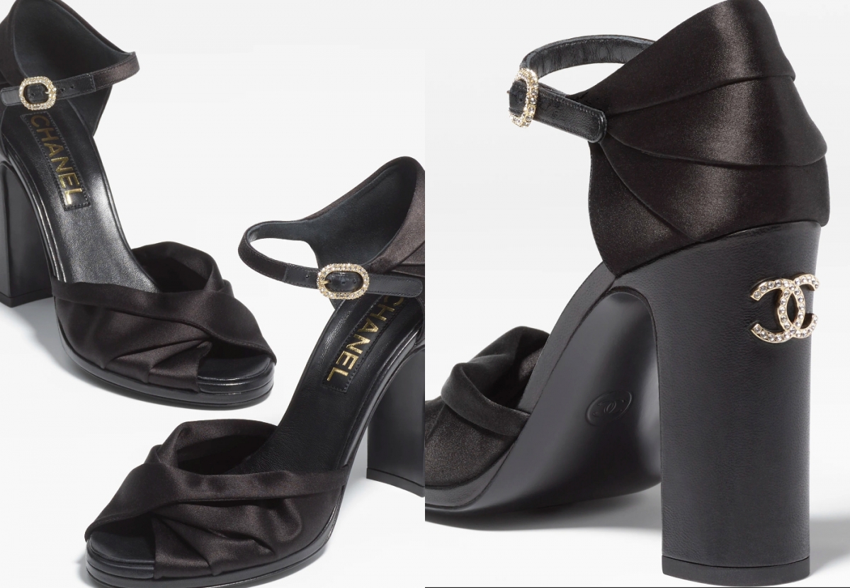 5、Open Shoes Satin