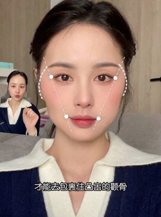 眉毛的长度应该在嘴角到眼角的延长线上