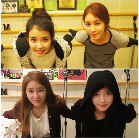 IU 和刘寅娜在 2010 年录制综艺《英雄豪杰》时认识