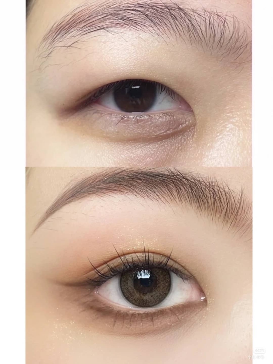 低饱和「消肿泡眼妆」教程