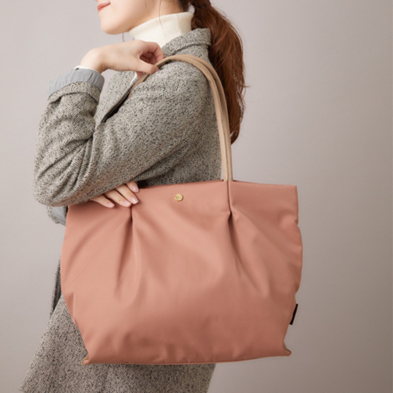 Leacat Waterproof Nylon Classic Solid Color Tote Bag