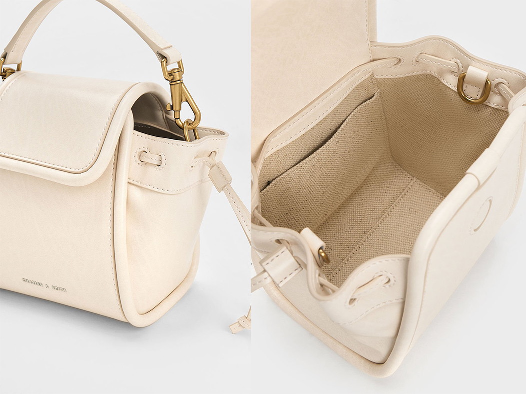 5、Mini Ashby Top Handle Bag - Cream