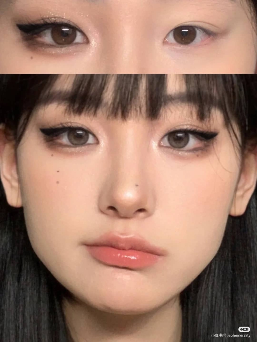 「碎钻感的叛逆人鱼公主妆」