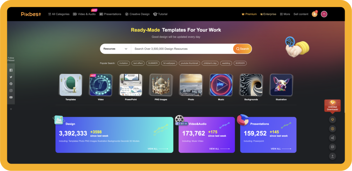 宝藏网站 1、Pikbest