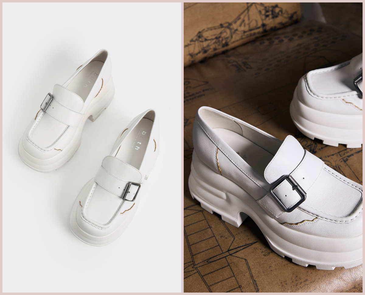 6、Jules Platform Buckled Loafers