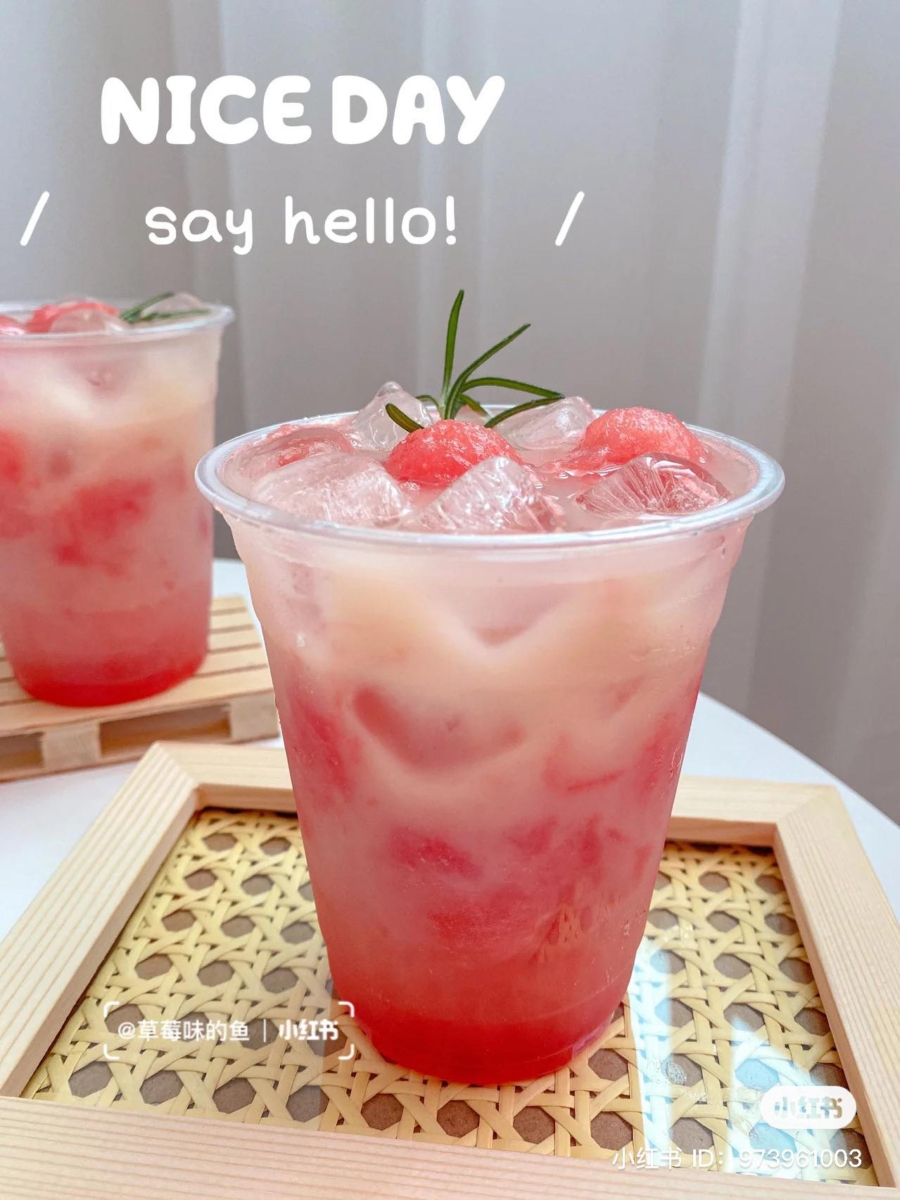 西瓜养乐多 Sprite 气泡水