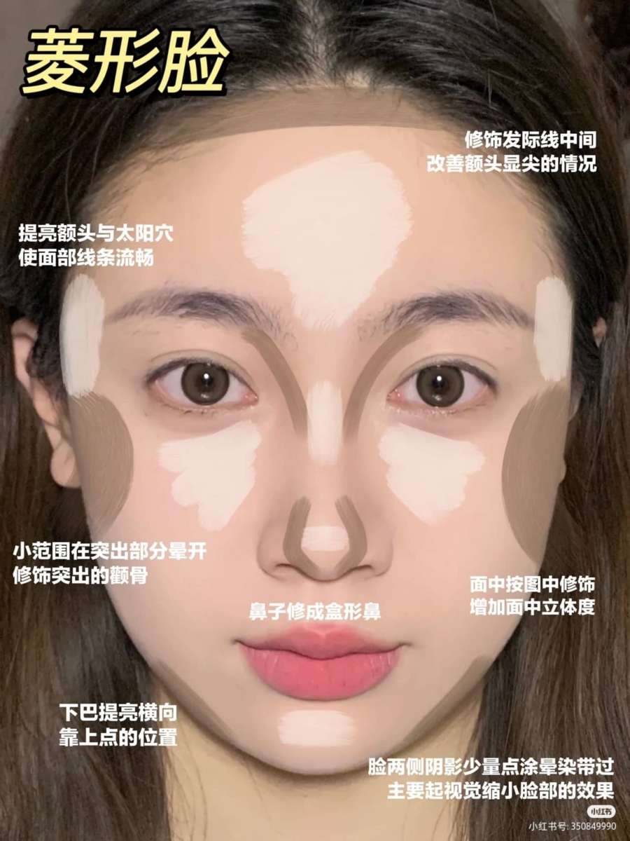 3、菱形脸