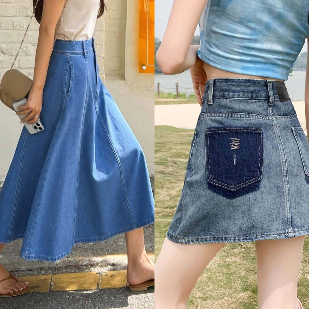 Shein 牛仔裙挖宝