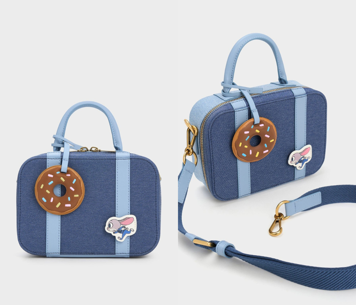 6、Judy Hopps Denim Boxy Satchel-牛仔蓝