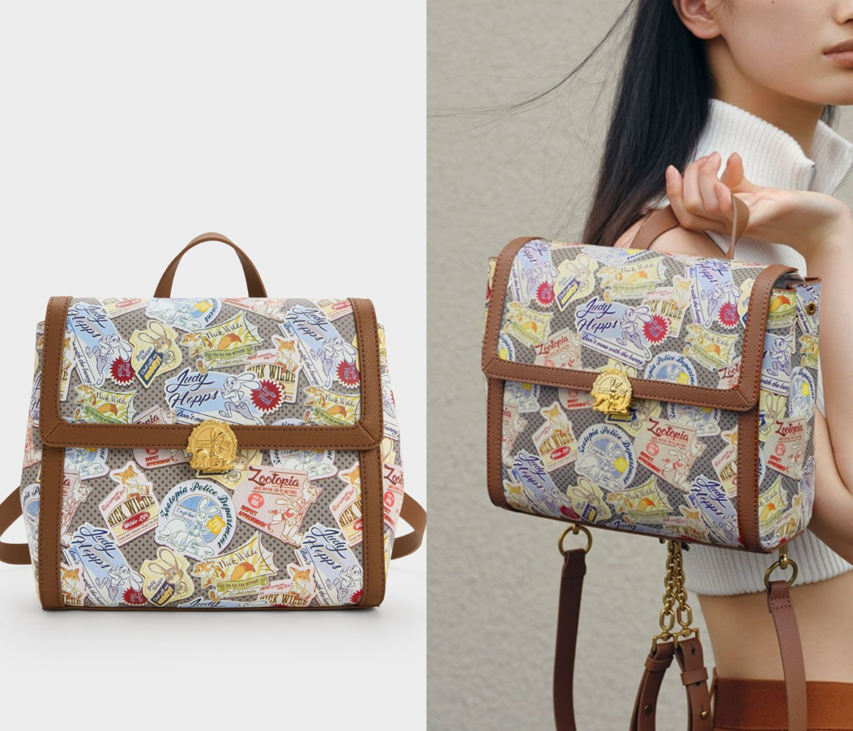 2、Judy Hopps Quilted Backpack-印花