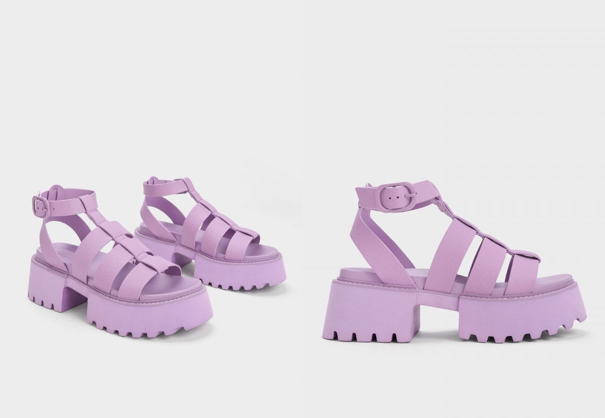 7、Nadine Gladiator Platform Sandals