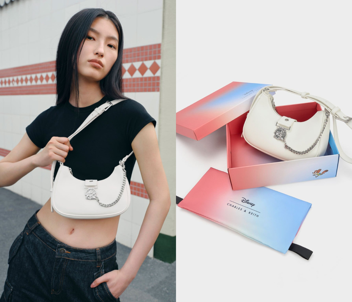 1、Judy Hopps Belted Bag-乳白色