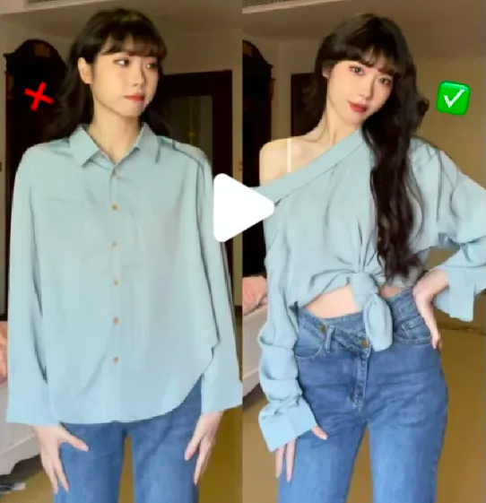 8个春夏衬衫系法