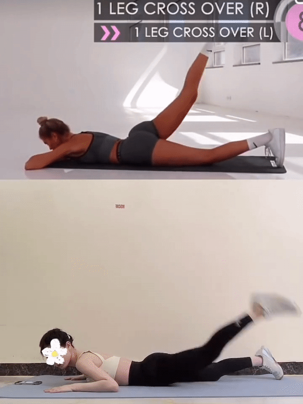 Step 10:单腿抬起(30 秒)