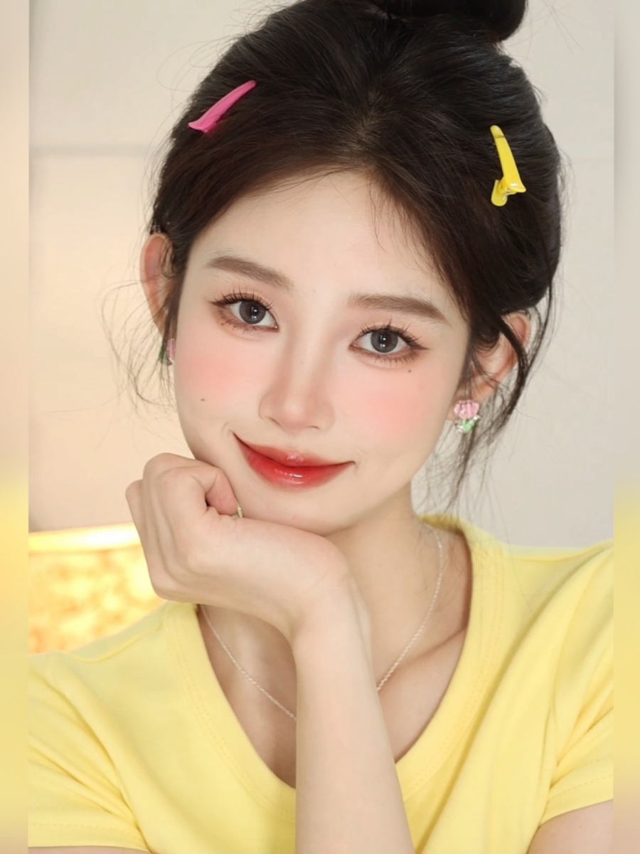 「夏日多巴胺果汁妆」教程