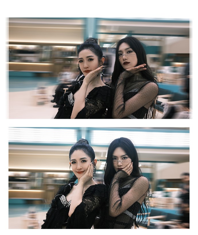 网友质疑曾可妮抱谢娜大腿