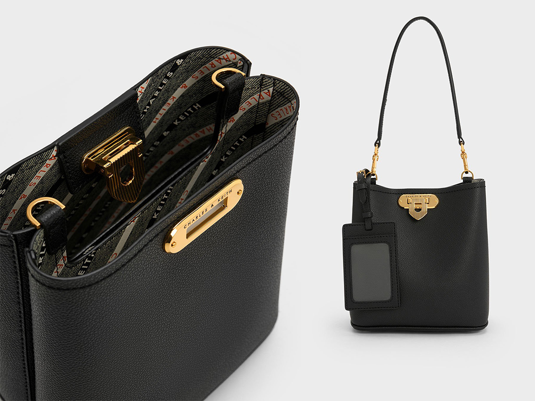 6、Alcott Bucket Bag - Black